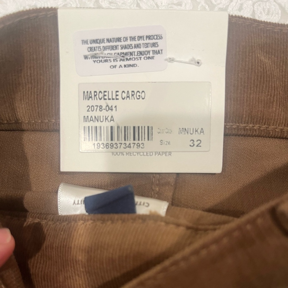NEW Citizens of Humanity Marcelle Cargo Crop Pants in Manuka, Size 32 - Picture 5 of 6